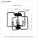Mignon Glass Semi Flush Mount