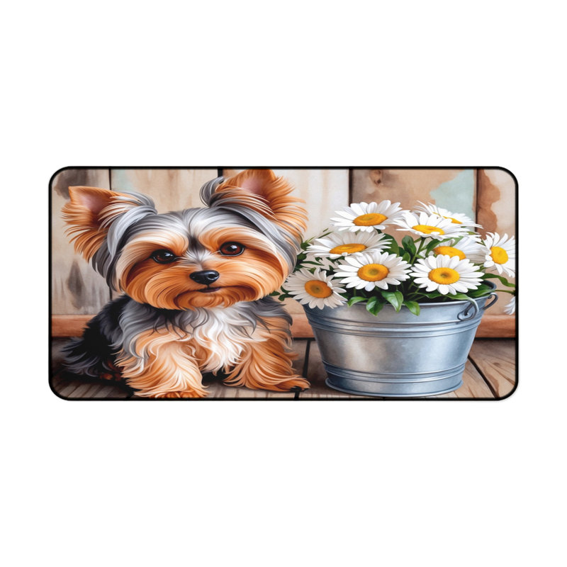Polyester Desk Pad, 14.4x12.1