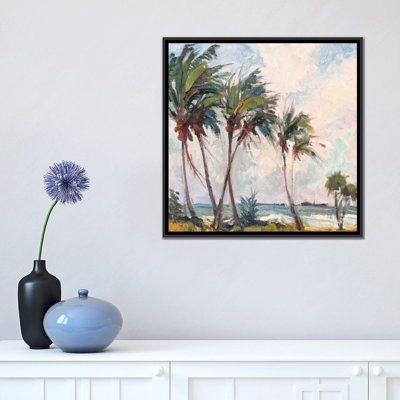«Six Palms» par Richard A. Rodgers, reproduction sur toile