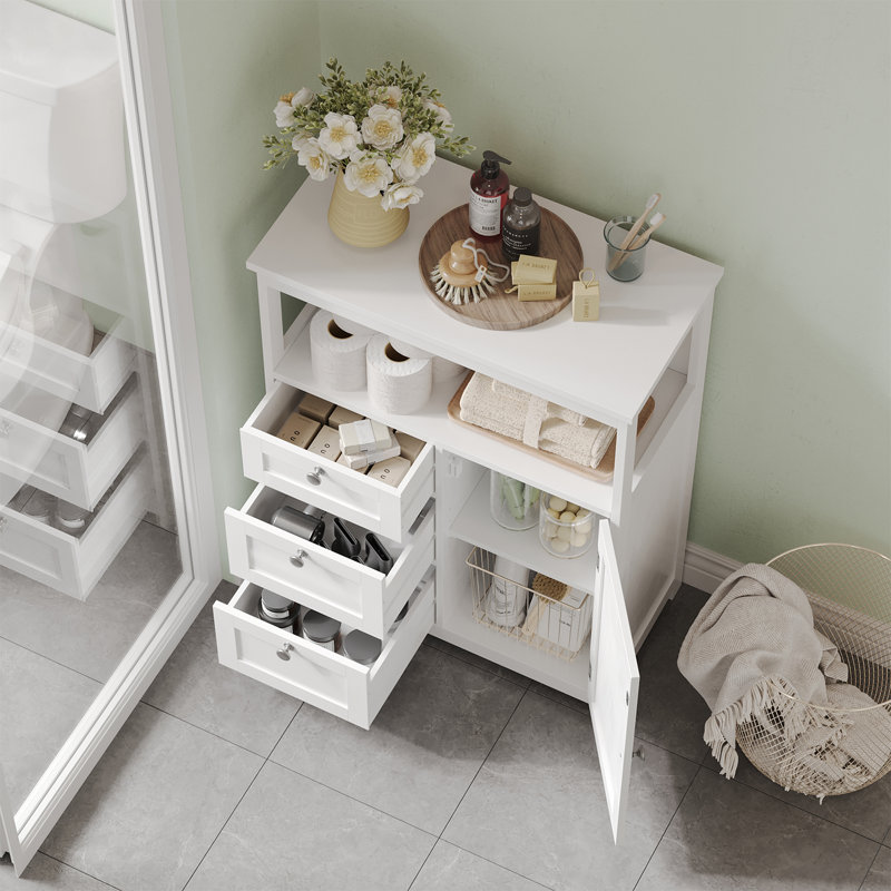Bathroom Floor Storage Cabinet