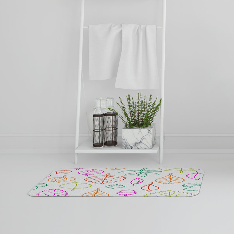 Ajamu Non-Slip Backing Bath Rug