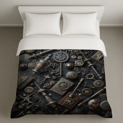 Housses de couette Steampunk Gears Clocks