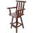 Rustic Bar Stool - Fir Wood Construction-514520133
