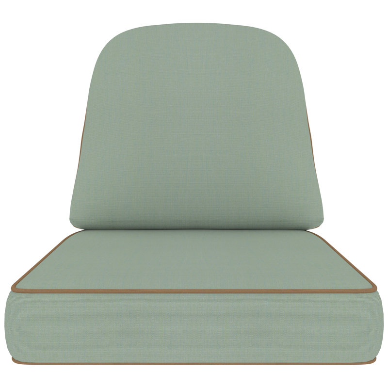 Coussin à assise profonde intérieur / extérieur Sunbrella®, Sarcelle