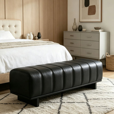 Indoor Dining Bench,with Rubber Wood Legs