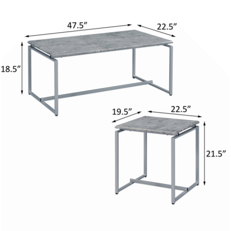 Ensemble occasionnel avec base à tréteaux