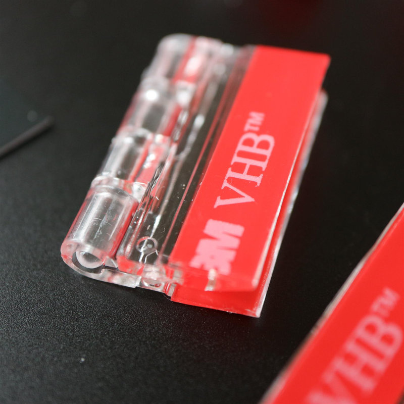 Acrylic Hinges - No Glue Required Transparent Clear Plastic Acrylic 30mm