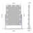 Kiandria Metal Rectangle Mirror
