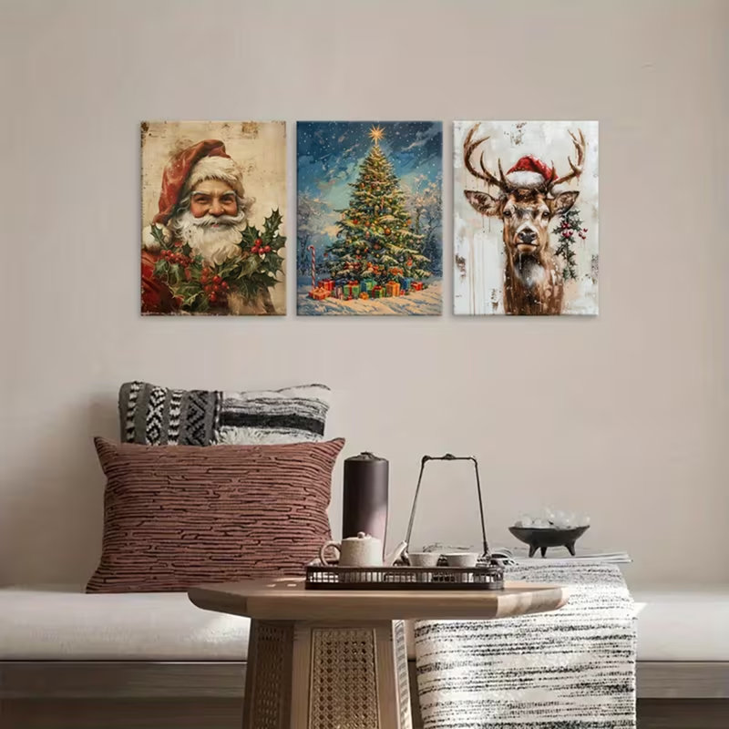 3 Piece Wrapped Canvas Print