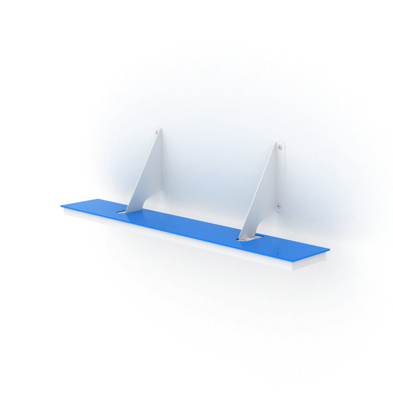 Tablette murale Blue Air, Bleu