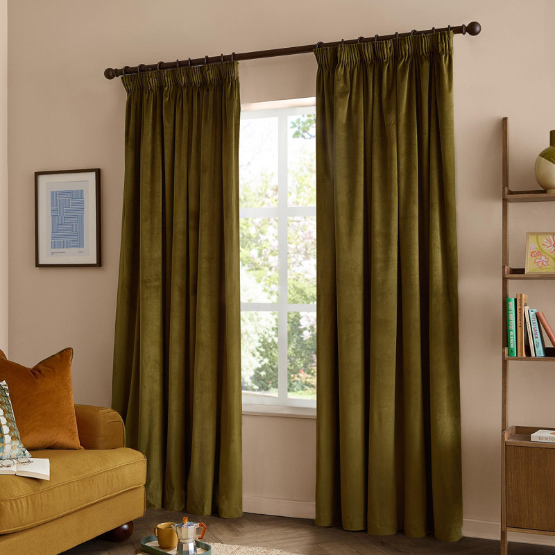 The Ultimate Velvet Blackout Curtain Panel Pair, 117 cm Width x 137 cm Drop