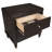 Niguel Brown 2-Drawer Nightstand