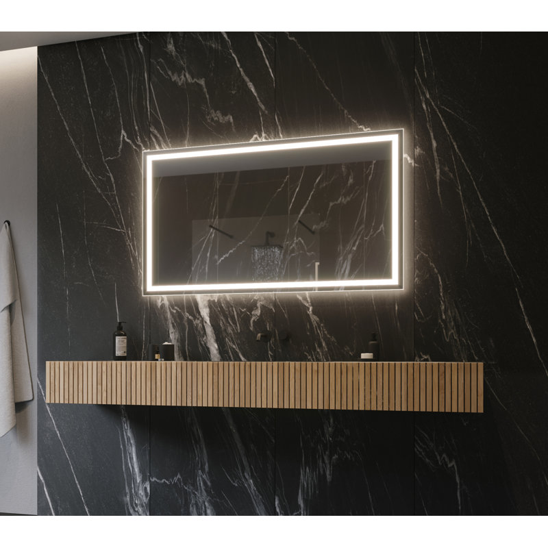 Miroir de salle de bain Harmony, H 28 po x l 48 po, 6 000 K