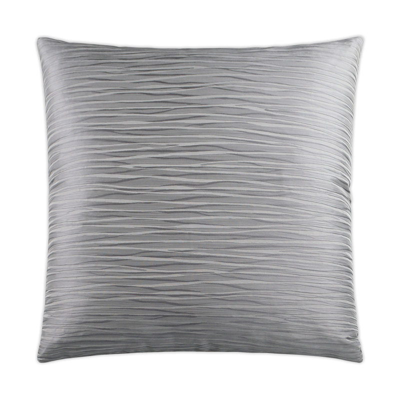 Ripple Pillow Cover & Insert, Iron, Square 20"