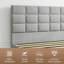 Velvet Upholstered Platform Bed with Headboard-114297180