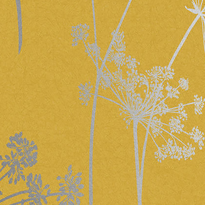 Anthriscus Floral Metallic Wallpaper Roll, Summer