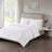 3 Piece Reversible Quilt Set White Full/Queen-117493003-117493005