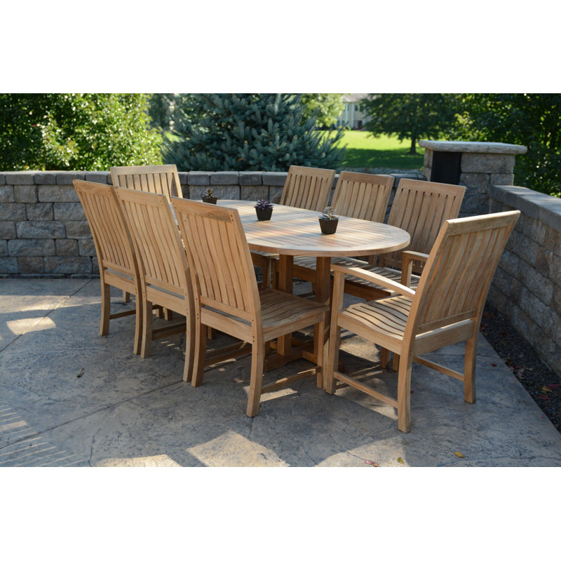 St. Lucia Teak Outdoor Dining Side Chair