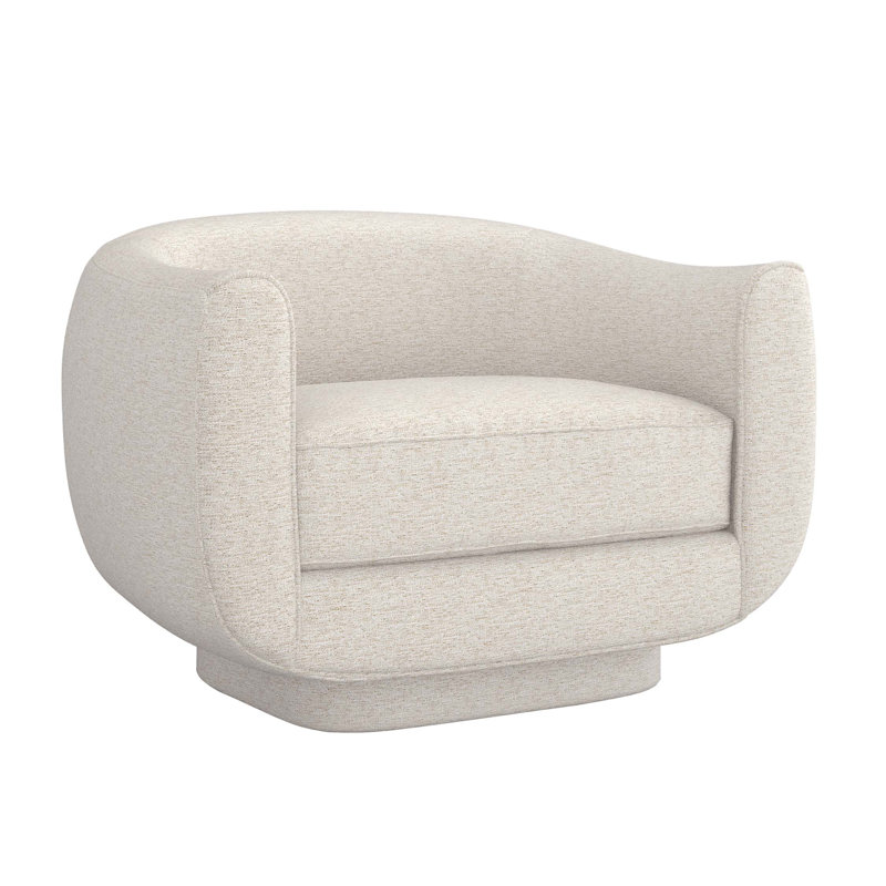 Spectrum Swivel Barrel Chair, Drift Chenille