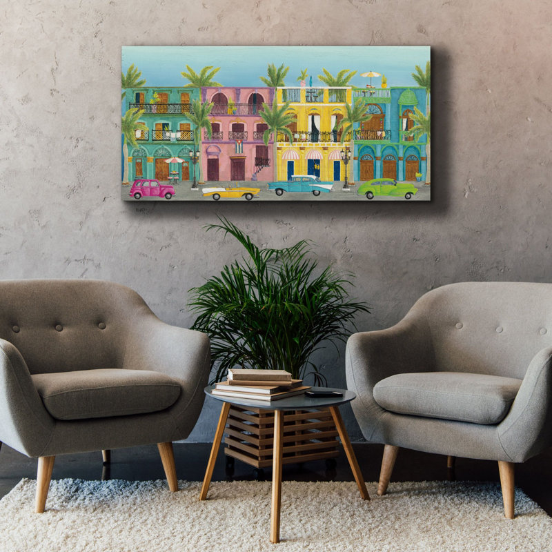 Havana I - impression sur toile tendue, H 30 po x l 60 po x P 1,5 po