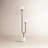 Clancy 68'' Black/White Novelty Floor Lamp