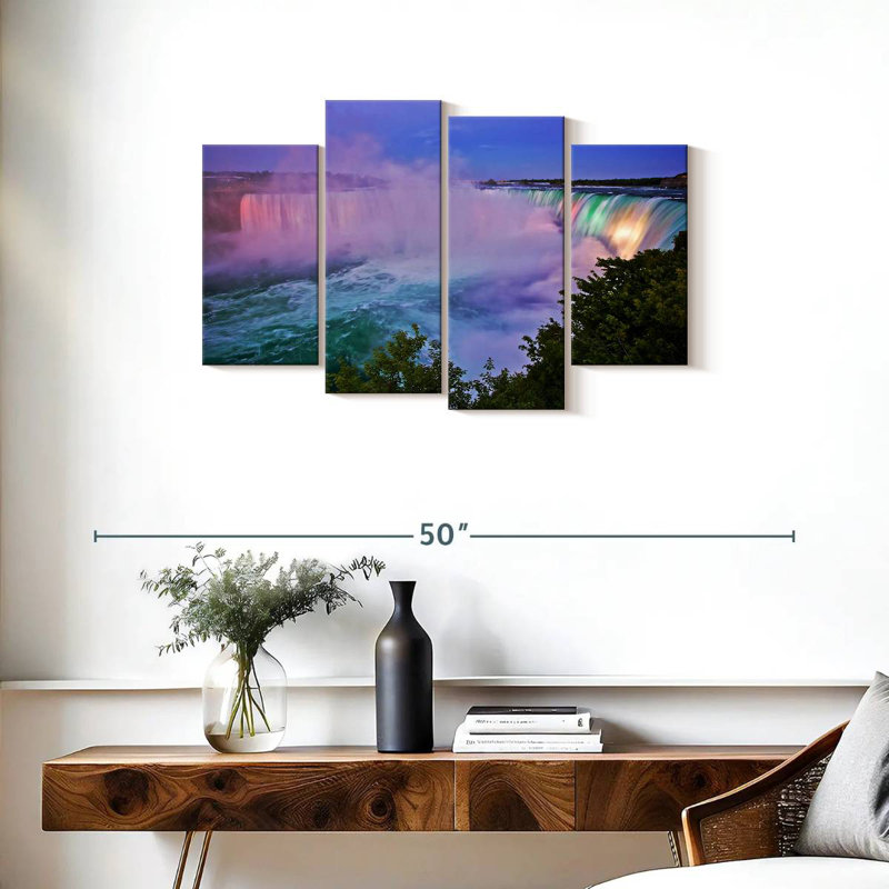 Alvord Niagara Falls At Twilight, 22" H x 36" W