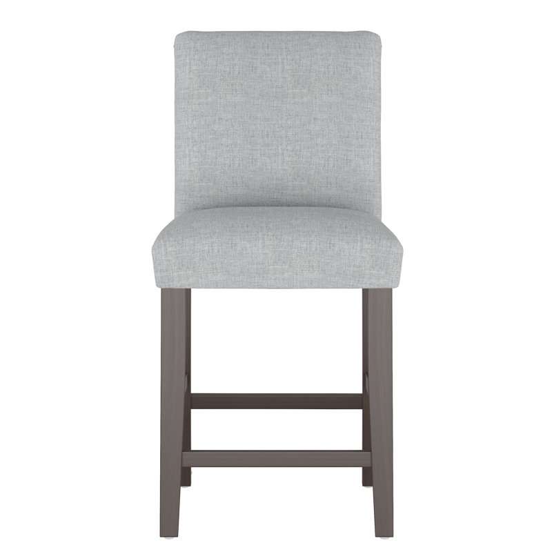 Tabouret de bar et de comptoir Hadrien, Lin texturé pierre ponce Zuma, Tabouret de comptoir (siège d'une hauteur de 26 p