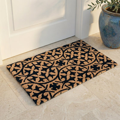 Timiya Tile Coconut Coir Entryway Doormat