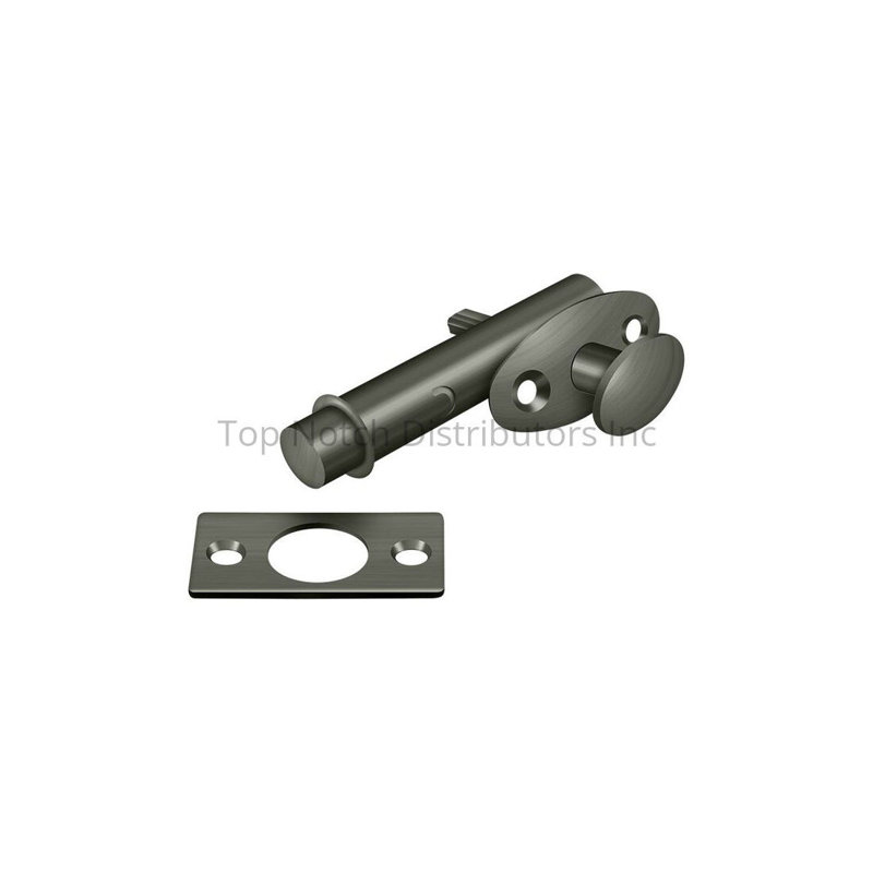 Boulon à mortaise Deltana MB175U15; Finition nickel satiné, Nickel brossé