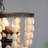 Suspended luminaire with adjustable chain