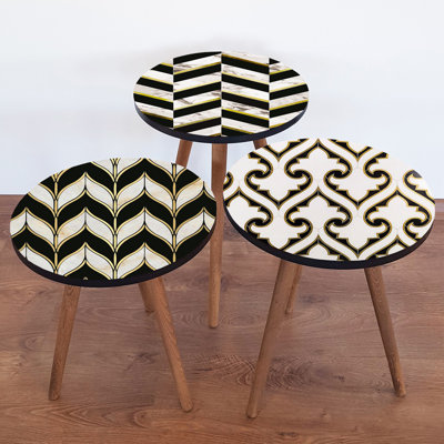 Tables gigognes 3 pieds Ault