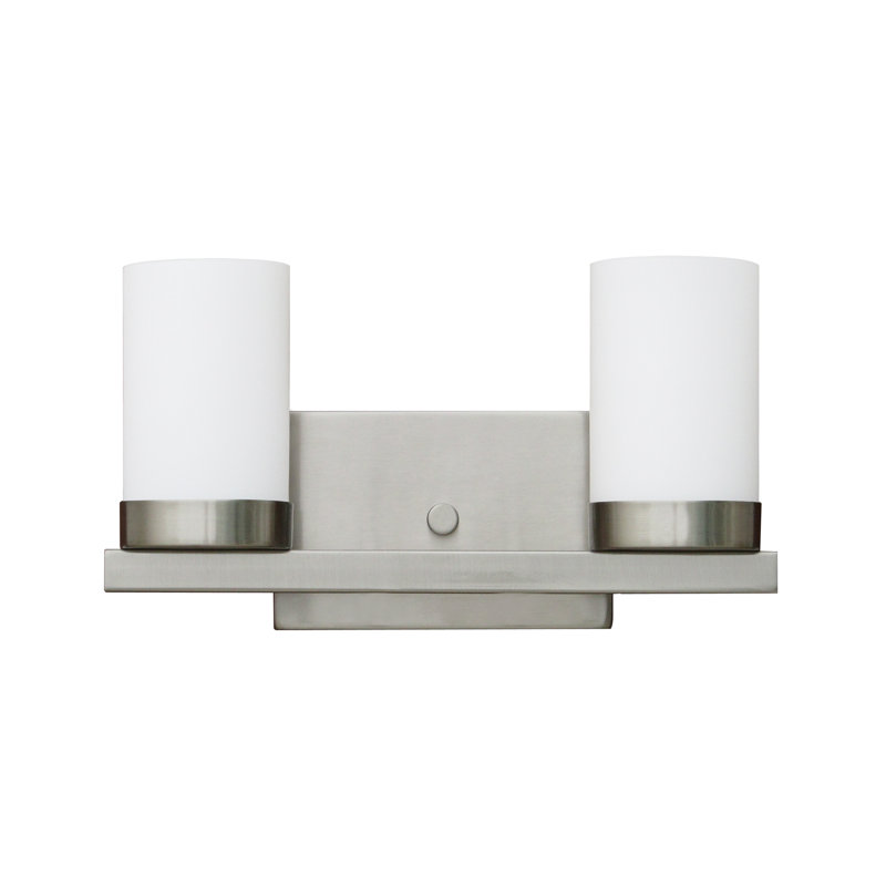 Harvey 2 - Light Vanity Light, Satin Steel