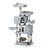 57.5" Large Multi-Level Cat Tree With Sisal Posts, 2 Cubbies, 2 Perches, And 3 Hammocks For Indoor Cats-1840250910