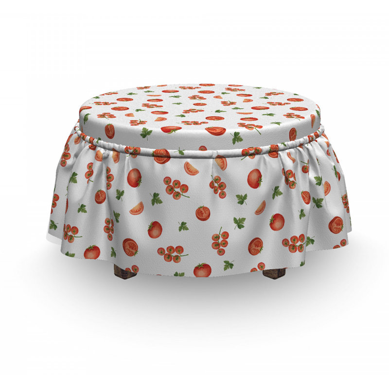 Housse pour repose-pieds parsley à tomates cerise