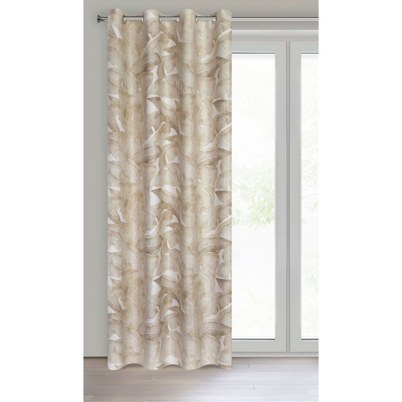 Clitherall Polyester Room Darkening Eyelet Curtain Panel