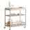 Malibu Anacapa Metal Bar Cart