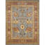 Wool Oriental Area Rug in Amber/Brown/Blue-623555104