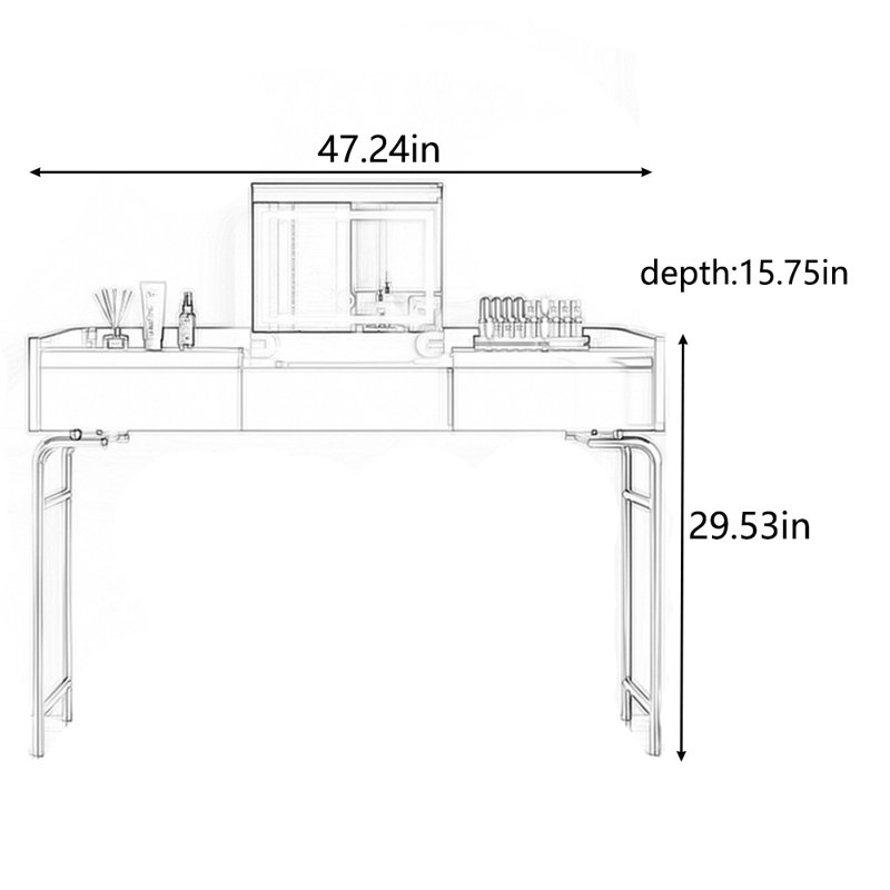 Solid wood clamshell multi-functional dresser, White