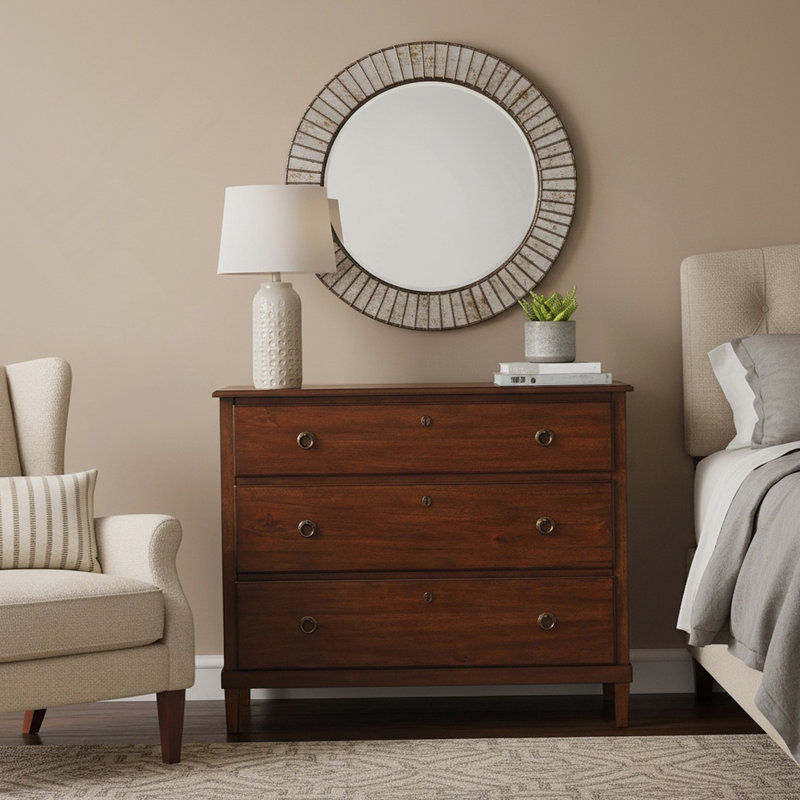 Commode 3 tiroirs pour chambre à coucher