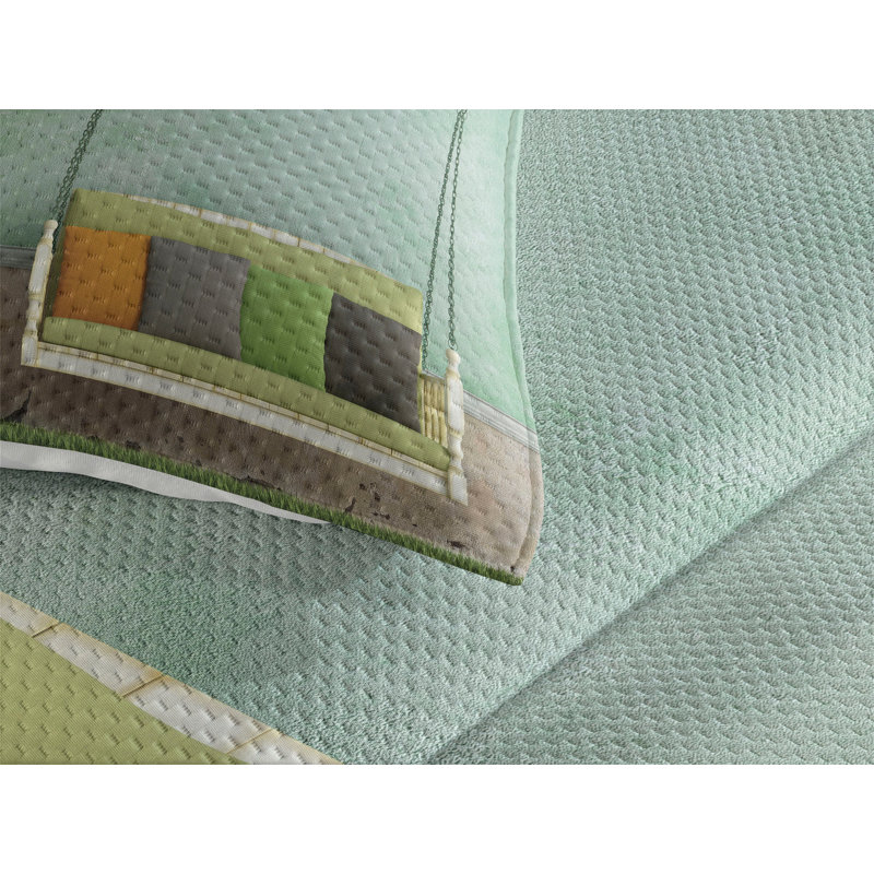 Farmhouse / Country Polyester Coverlet