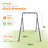 gobaplay Outdoor Swing Set Frame with Bars & gobaplay Boat Swing Platform Saucer