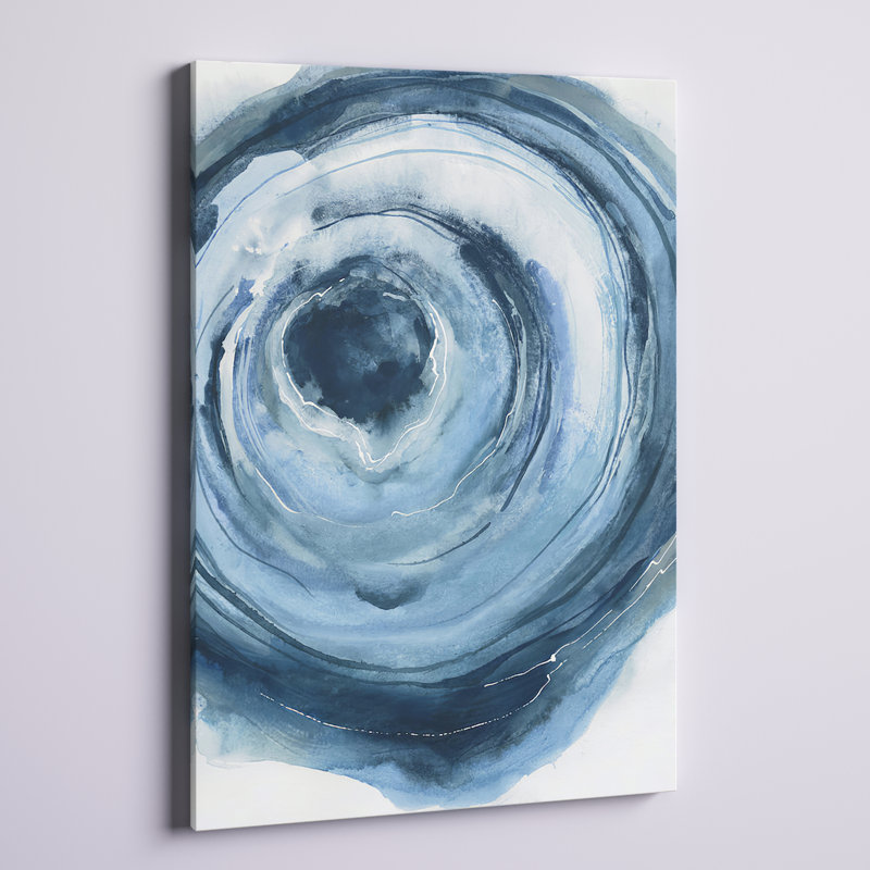 «Watercolor Geode III», impression, H 12 po x l 8 po x P 0,75 po, Toile