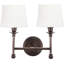 Acalia Solid Brass Armed Sconce