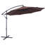 Chalone 95" Steel Offset Cantilever Patio Umbrella with Crank - Brown-1939669824