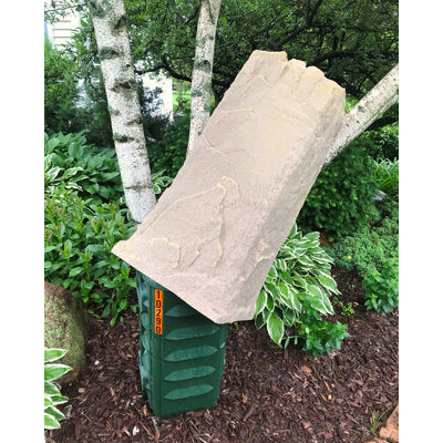 Sherman Plastic Abstract Garden Stone