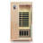 Two-Person Far-Infrared Hemlock Indoor Sauna Room