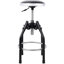 Tabouret d'atelier hydraulique robuste et réglable