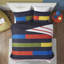 Morris Cotton Stripe Printed Quilt Set-807827989