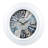 22" Lakeside White Quartz Clock
