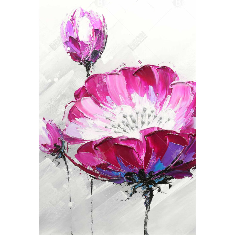 " Fuchsia Wild Flower "